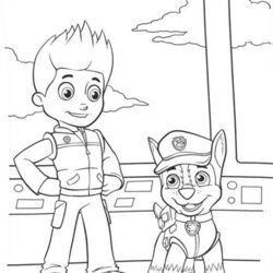 Free Paw Patrol Coloring Pages Printable Com Print Cartoon Kids Look Other Characters