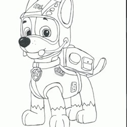 Cool Paw Patrol Coloring Page Home