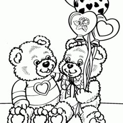 Excellent Free Printable Valentine Coloring Pages For Kids Page