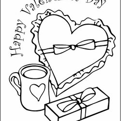 Splendid Free Printable Valentine Coloring Pages For Kids Valentines Happy Sheets Print Color Colouring