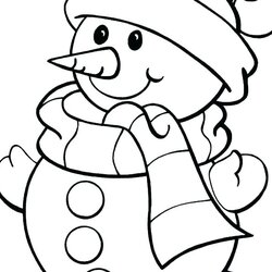Christmas Coloring Pages At Free Download Printable Preschoolers Color Print