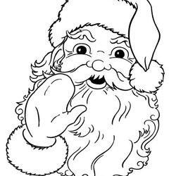Out Of This World Christmas Coloring Pages Printable Santa Kids