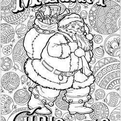 Christmas Coloring Pages Best For Kids Santa Merry Page