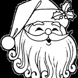 Worthy Christmas Gift Picture Of Coloring Pages Santa Claus Printable Kids Clip Special Man Print Fun Cookies