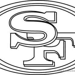 Tremendous Sf Logo Coloring Pages Free Printable