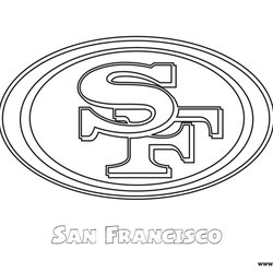 Wizard Sf Forty Coloring Pages San Francisco Logo Page