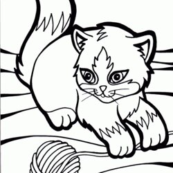 Very Good Kitten And Puppy Coloring Pages To Print Home Popular Adults Kids