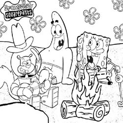 Wonderful Get This Coloring Pages Free Printable Patrick Sandy Colouring Print Friends Kids Cartoon Superhero