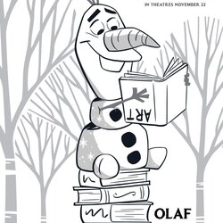 Free Printable Disney Frozen Olaf Coloring Page Mama Likes This