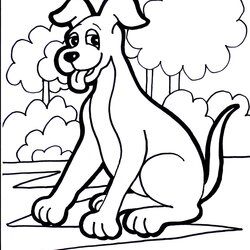 The Highest Quality Free Printable Dog Coloring Pages For Kids Print Doge Dogs