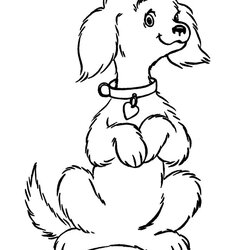 Eminent Free Printable Dog Coloring Pages For Kids Cute Dogs Color Sheet