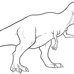 Rex Printable Coloring Pages At Free Download Tyrannosaurus