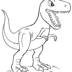 Wizard Coloring Pages Dinosaurs Rex Inspirations Decor Ideas Page