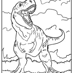 Worthy Rex Coloring Pages For Kids