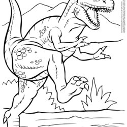 Peerless Cute Rex Coloring Page Home Pages Printable Popular