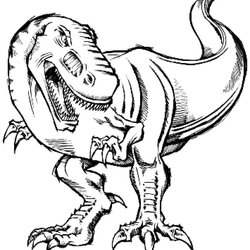 Very Good Rex Coloring Pages To Download And Print For Free
