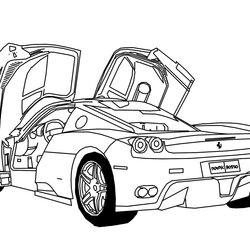 Exceptional Ferrari Logo Coloring Pages Home Design Ideas Wonder Day Page
