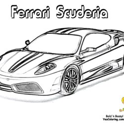 Worthy Free Ferrari Coloring Pages Download Colouring Boys Car Kids Cars Race Book Rally Print