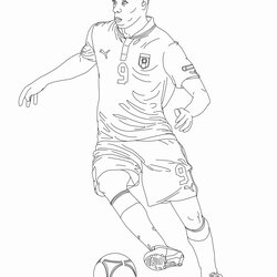 Coloring Pages At Free Printable Soccer Color