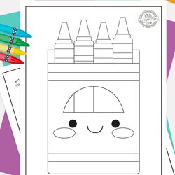 Superior Best Crayola Coloring Pages To Print For Free Kids Activities Blog Crayons