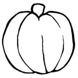 Cute Pumpkin Drawing At Free Download Coloring Pages Fall