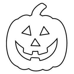 Supreme Cute Happy Pumpkin Coloring Pages What Mommy Does Smiling Page
