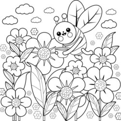 Very Good Printable Coloring Pages Flowers Free Flower