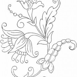 Super Free Printable Flower Coloring Pages For Kids Best Flowers Patterns Floral Embroidery Print Pattern
