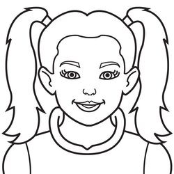 Swell On Collection Girls Coloring Pages Easy