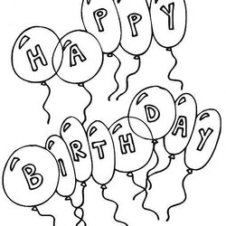 The Highest Standard Printable Coloring Pages Birthday Happy Print For Fun