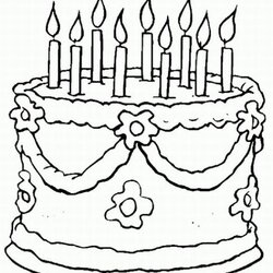 Terrific Birthday Coloring Pages Results