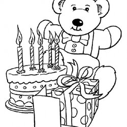 Magnificent Get This Happy Birthday Coloring Pages Free Printable Print