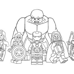 Matchless Lego Avengers Free Coloring Pages By Souls