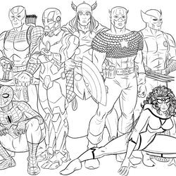Superb Lego Avengers Coloring Pages At Free Download