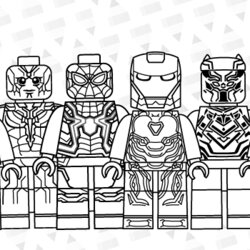 Admirable Lego Avengers Infinity War Coloring Pages Preview