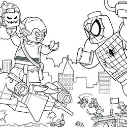 Fantastic Lego Avengers Coloring Pages At Free Printable Marvel Superheroes Sheets Colouring Man Spider Fury