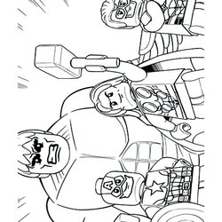 The Highest Quality Lego Avengers Coloring Pages At Free Printable Marvel Factory Print Boys