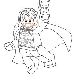 Lego Avengers Coloring Pages At Free Printable Print Color