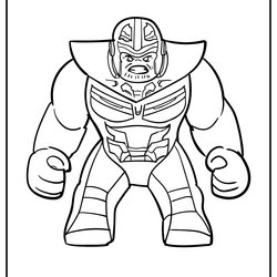Excellent Printable Lego Avengers Coloring Page Updated Home