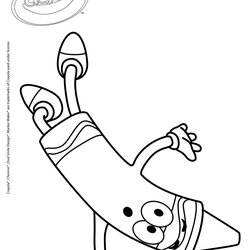 Supreme Coloring Pages For Markers At Free Printable Crayons Crayola Kids Dancing Crayon Color Print School