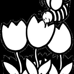 Spring Coloring Pages Dr Odd Flowers Tulips Printable Springtime Cartoon Kids Colouring Breaks Sheets Color