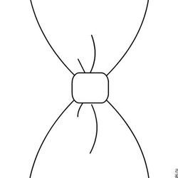 Bows Coloring Pages Printable Color Kids