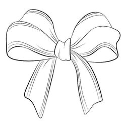 Magnificent Bows Coloring Pages Bow Christmas Drawing Printable Cheer Para Template Mouse Minnie Color Google