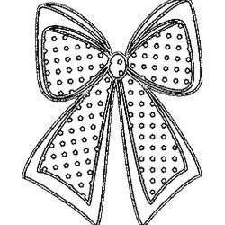 Outstanding Bow Coloring Pages To Download And Print For Free