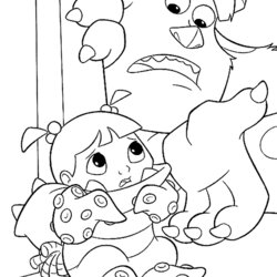 Coloring Page Monsters Inc Pages