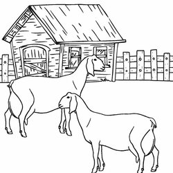 Peerless Free Printable Farm Animal Coloring Pages For Kids Goats