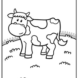 Worthy Coloring Pages For Kids Farm Animals