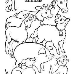 Legit Of The Best Ideas For Farm Animal Coloring Pages Toddlers Home Inspirational Free Printable Kids