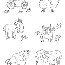 Splendid Free Printable Farm Animal Coloring Pages For Kids