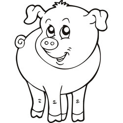 The Highest Standard Drawing Of Farm Animals Clip Art Library Animal Coloring Drawings Kids Pages Pig Easy